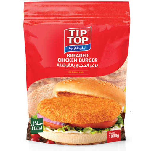 breaded chicken burger